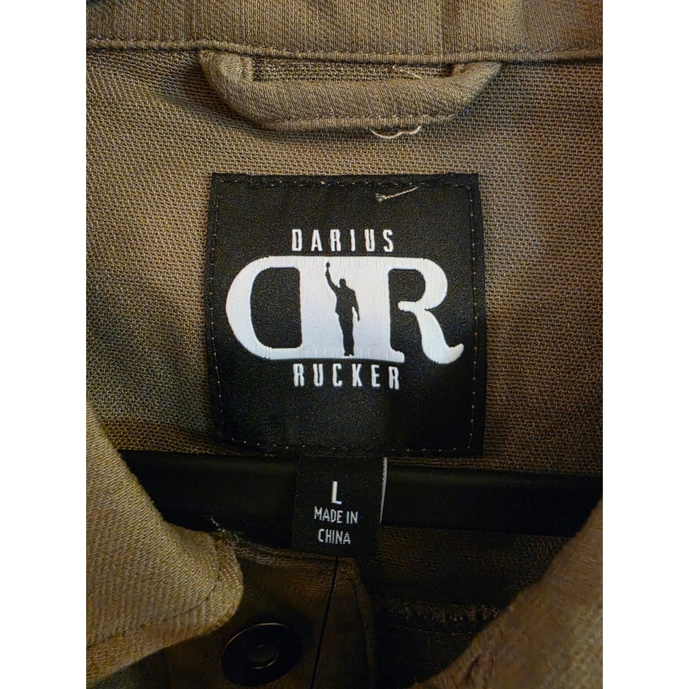Darius Rucker Pittsburgh Steelers Canvas Trucker Jacket Mens Large Brown DR135J - Picture 3 of 5